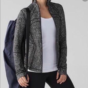 Lululemon define jacket grey/black pattern size 6